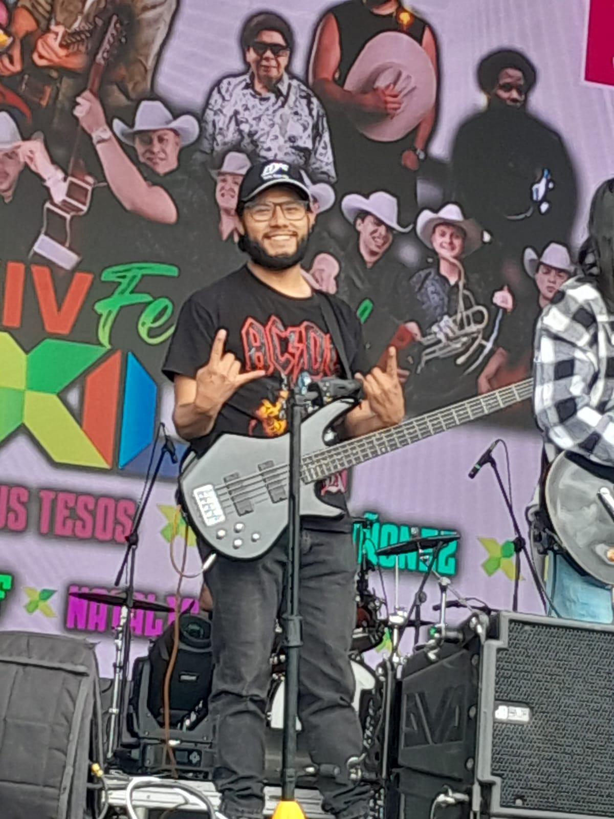 David Sánchez durante un ensayo